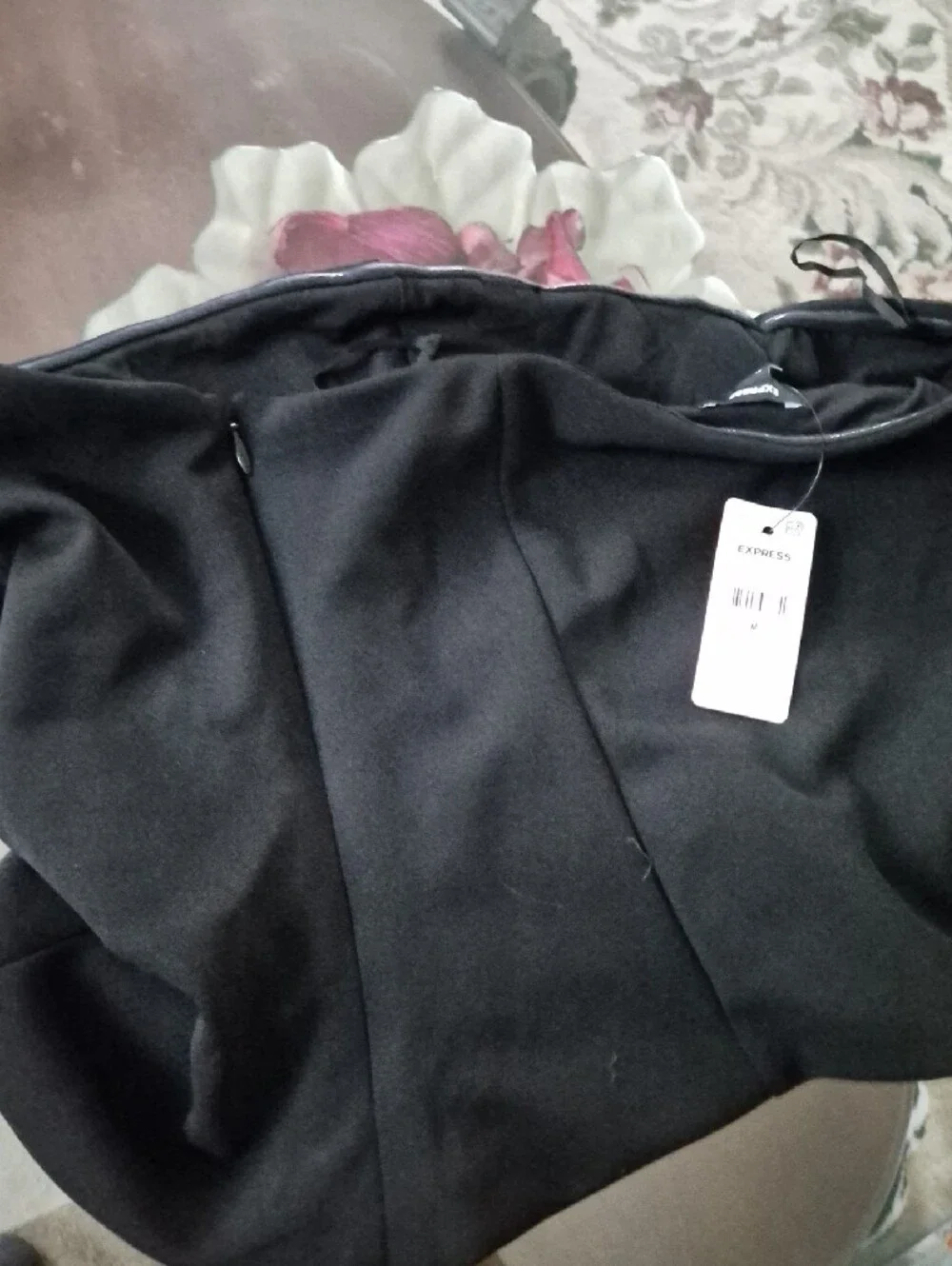 Express Black Strapless Bustier Top